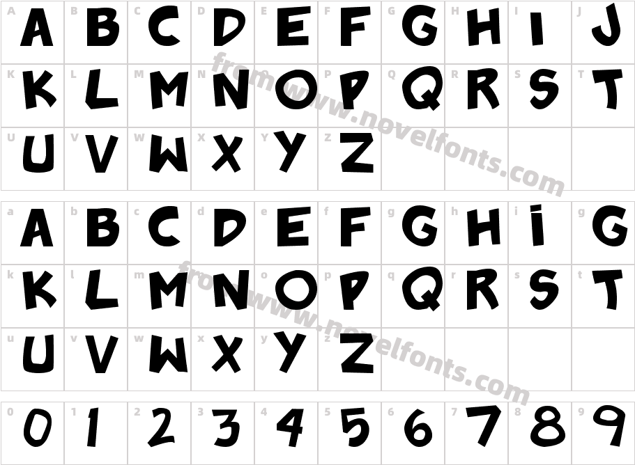 badonk-a-donk2Character Map