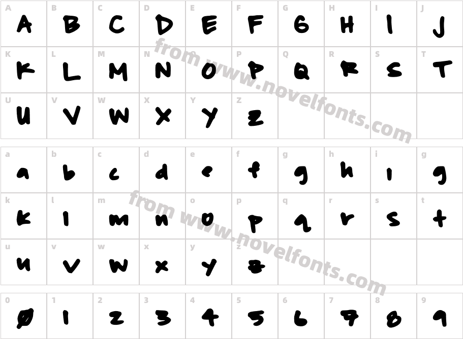 beasleyCharacter Map