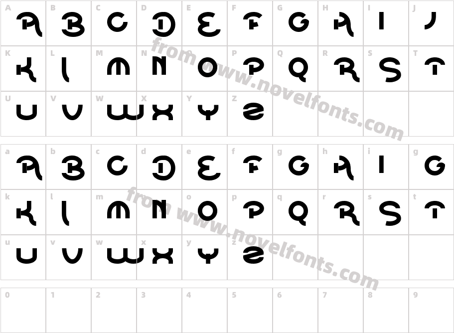 beat of drumCharacter Map