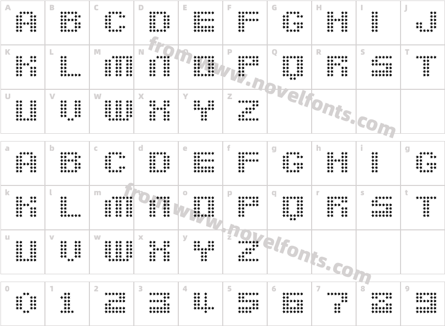 berionCharacter Map