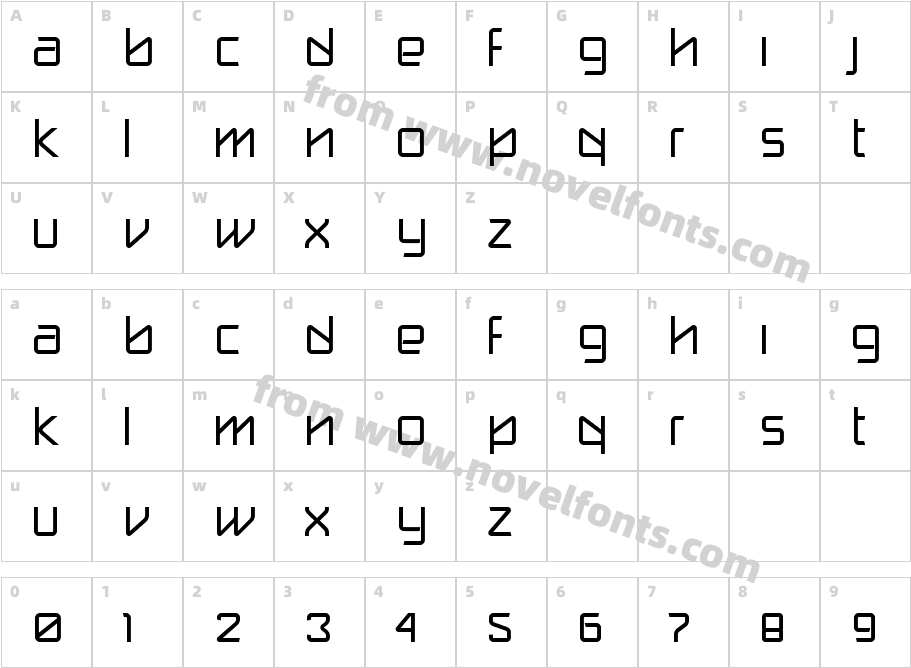 break label DEMOCharacter Map