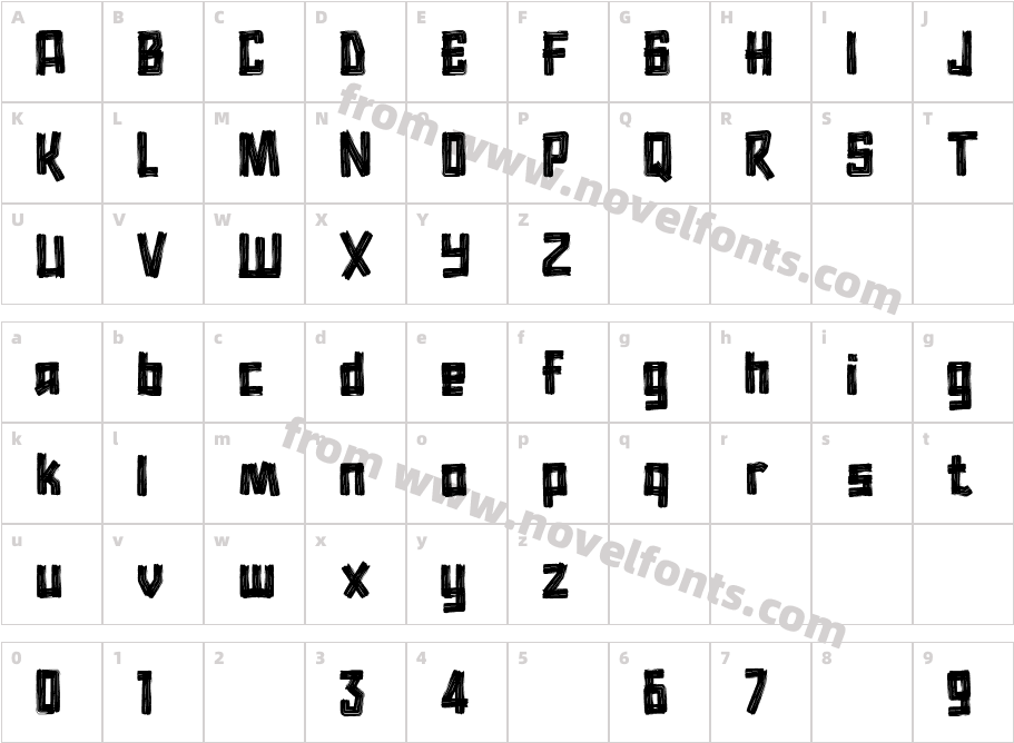 brush in spaceCharacter Map