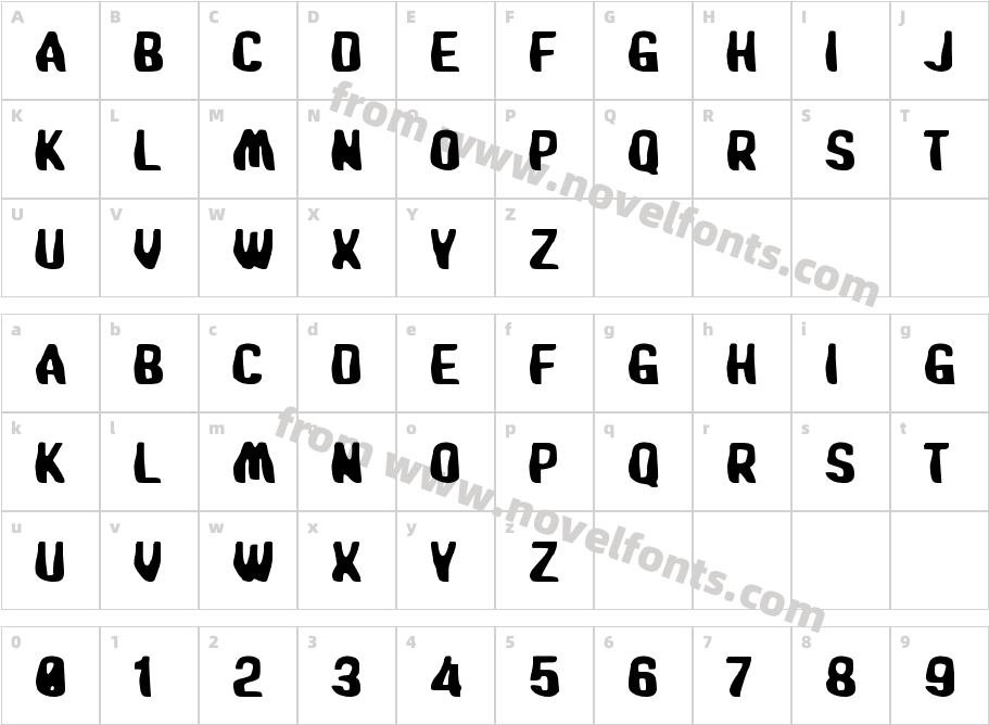 cCircuitazioneCharacter Map