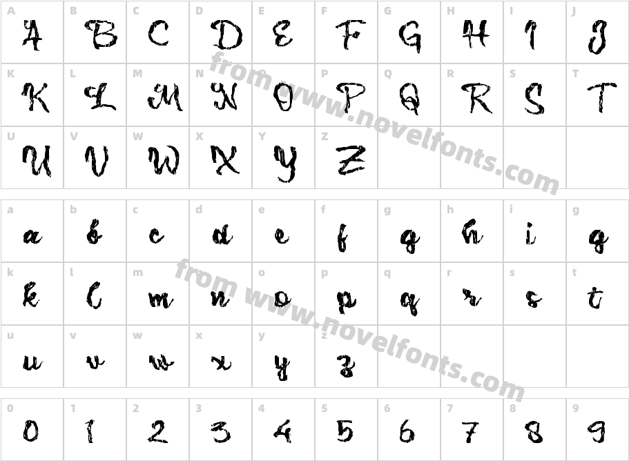 cCirengCharacter Map