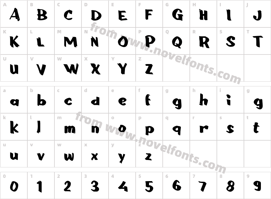 cCiroCharacter Map