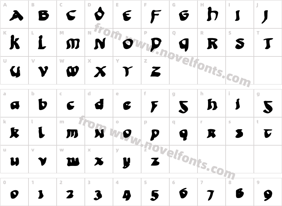 cCleoticCharacter Map