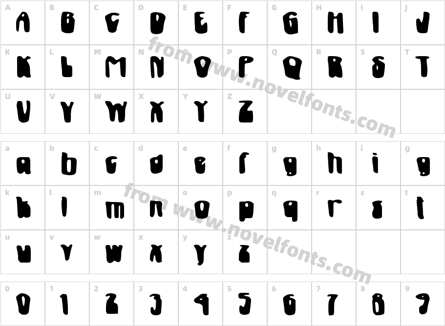 cCocwitCharacter Map