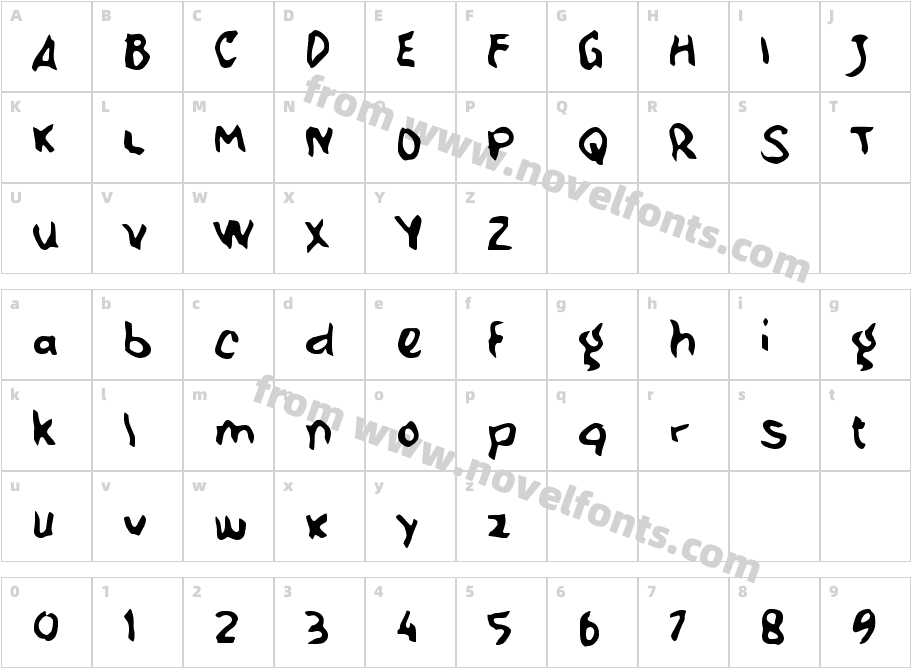 cCungkringCharacter Map