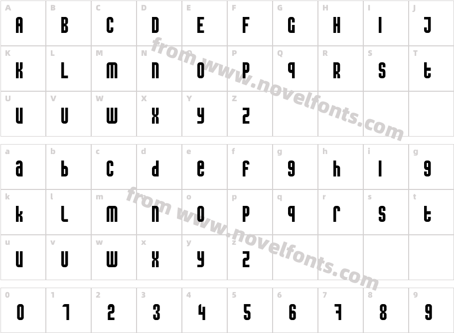 caseconectedCharacter Map