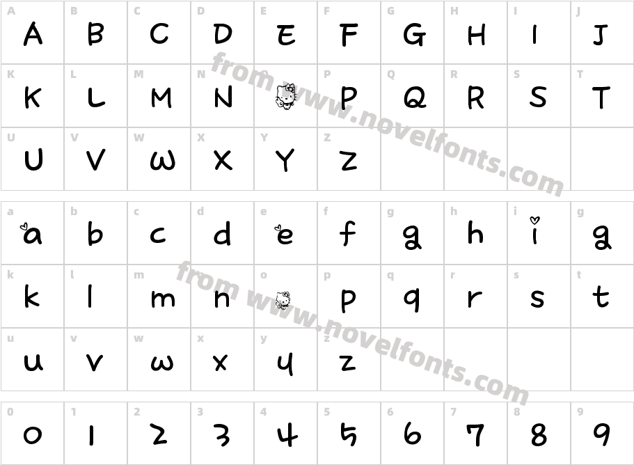 cecil34Character Map