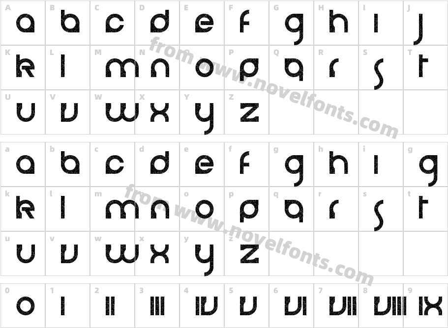 cerebro autodestructivoCharacter Map