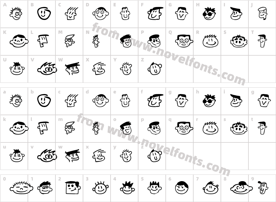 chamacoCharacter Map