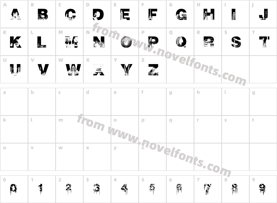 cityscape font cityscape fontCharacter Map