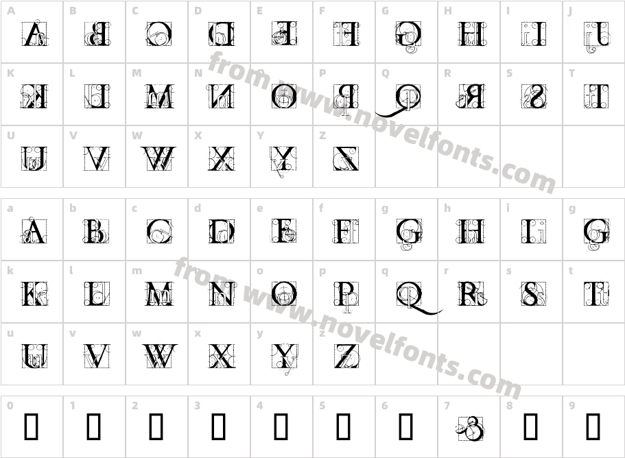 codexCharacter Map