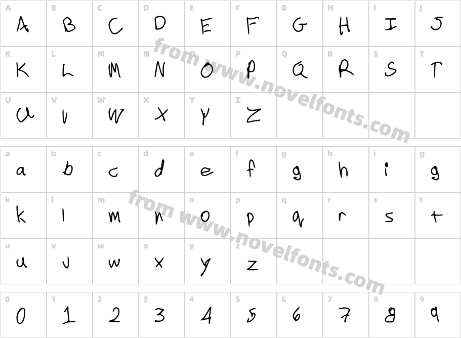 cookieloveCharacter Map