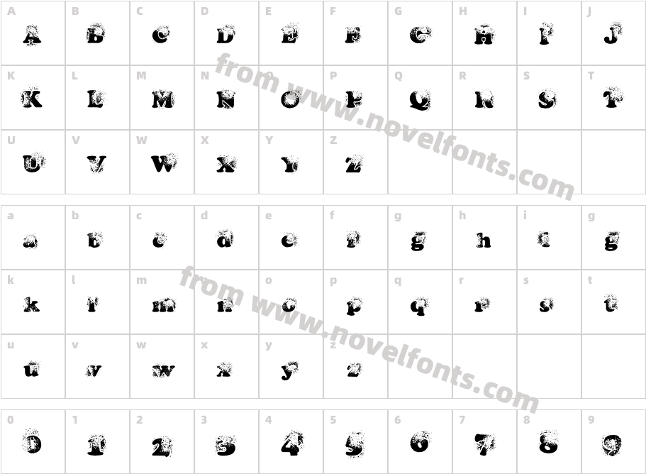 coop devilleCharacter Map