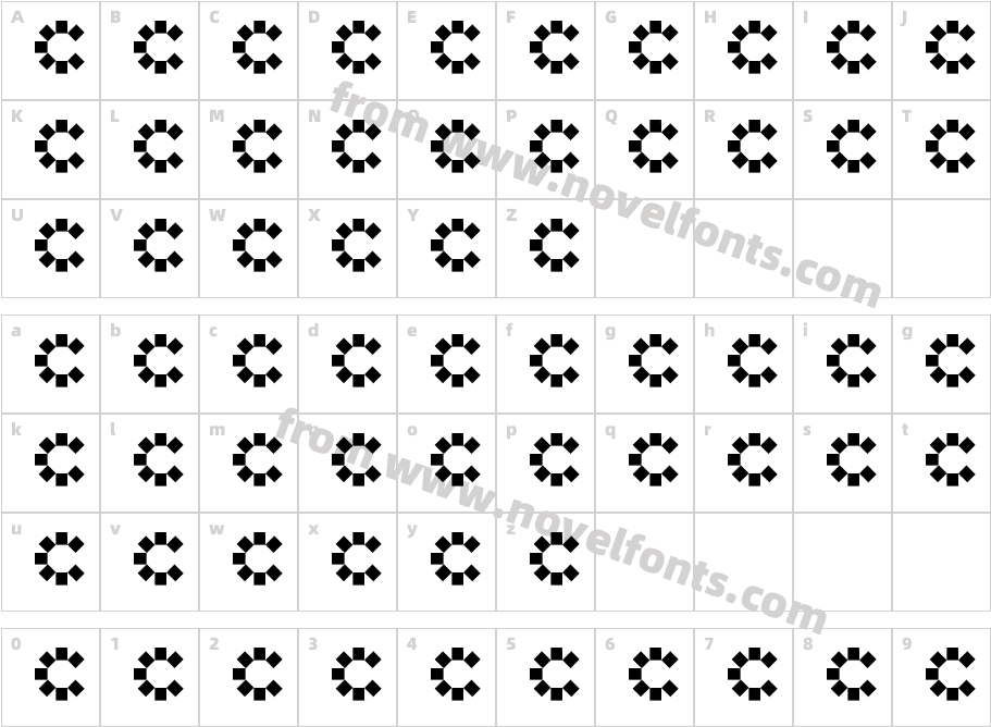 corelCharacter Map