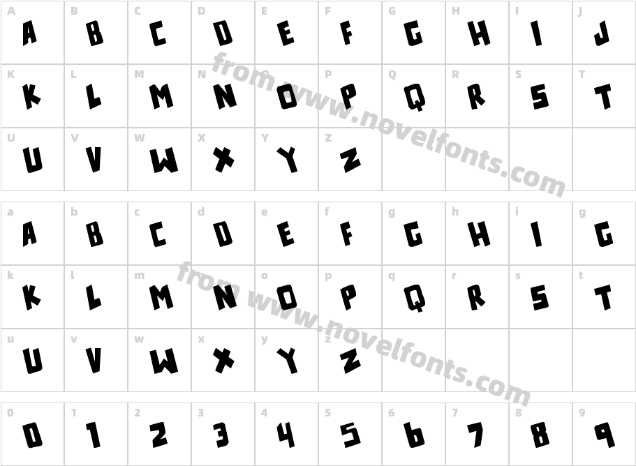 counter hit!Character Map