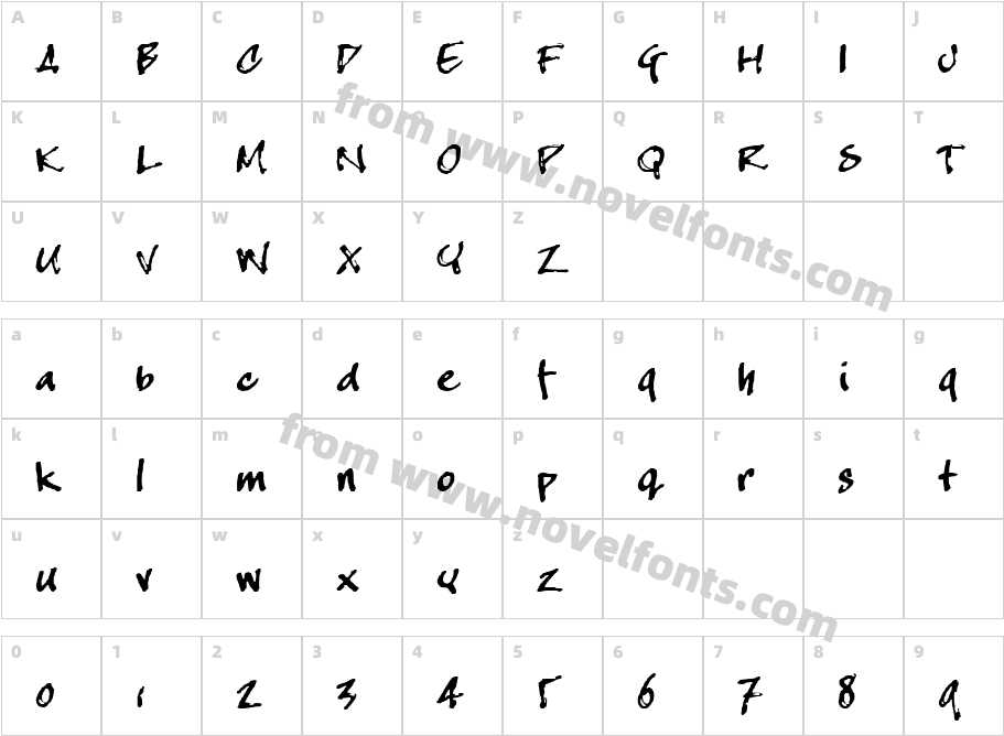 crappyJoeCharacter Map