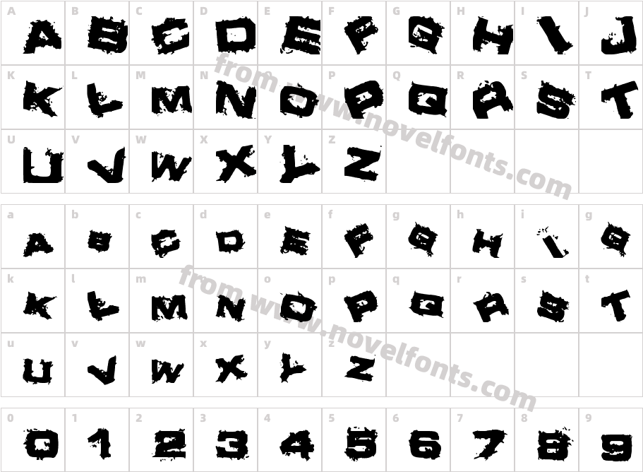 crazyCharacter Map