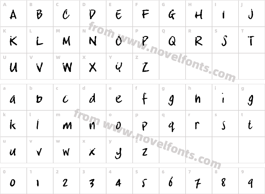 crosswordBillCharacter Map