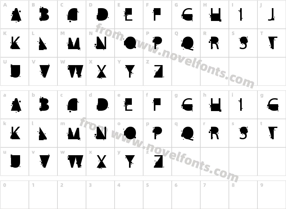 cube kilaCharacter Map