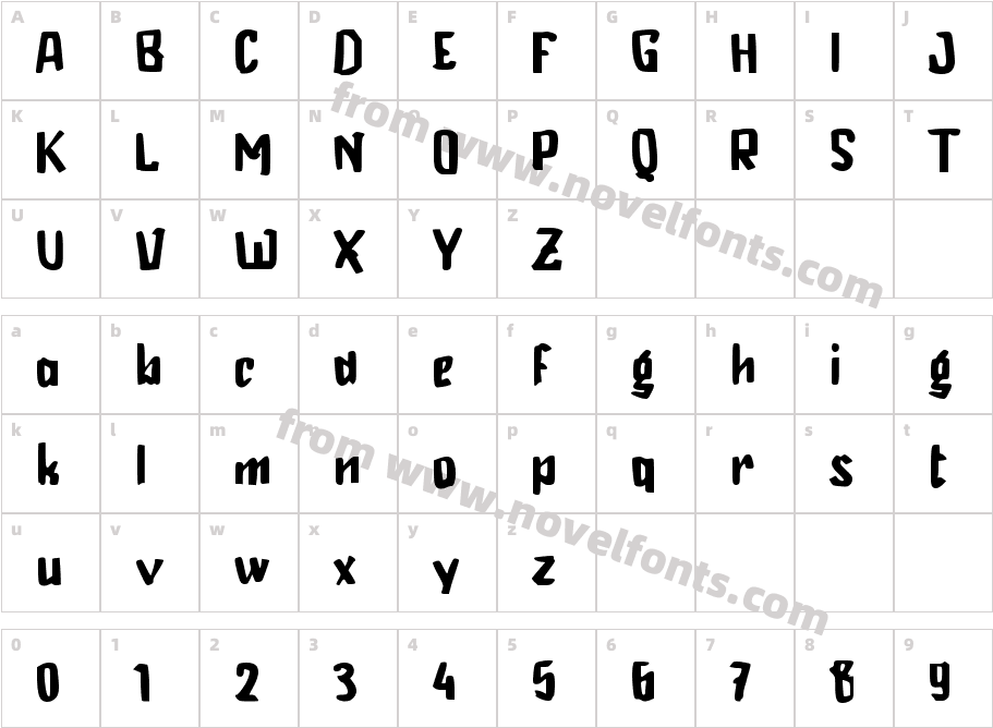 dDadeknoCharacter Map