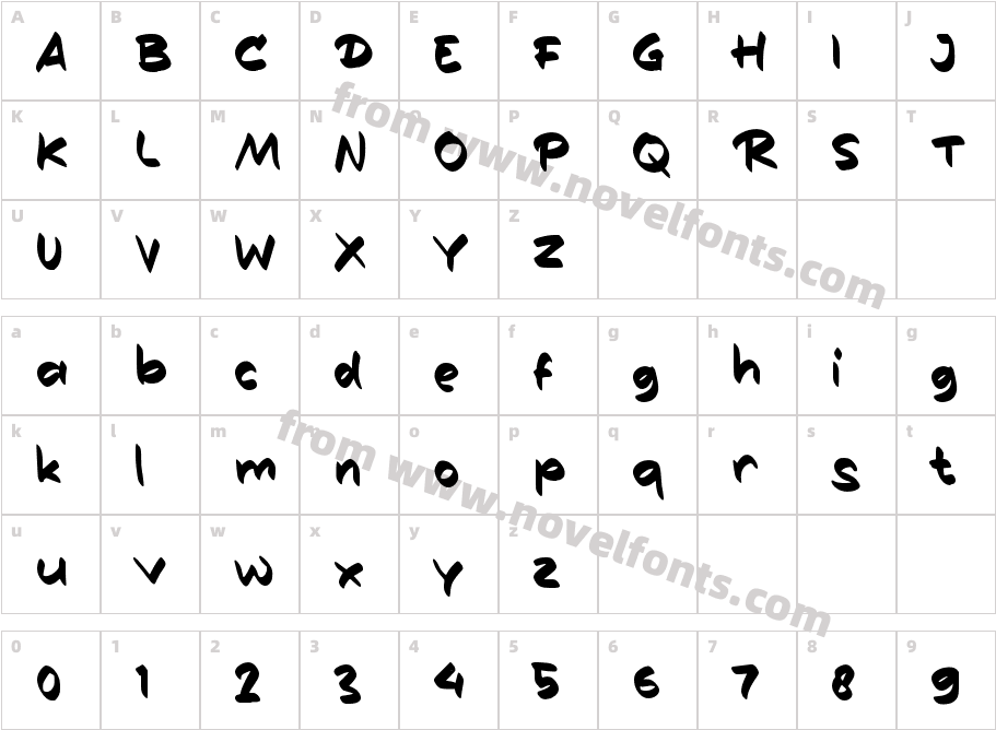 dDamelCharacter Map