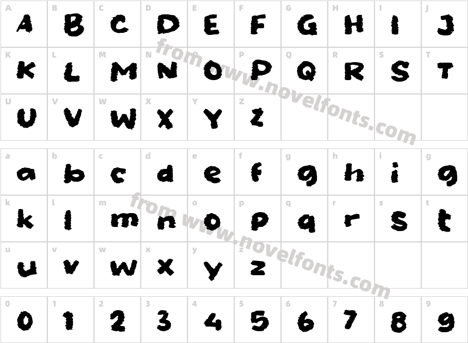 d DamenCharacter Map