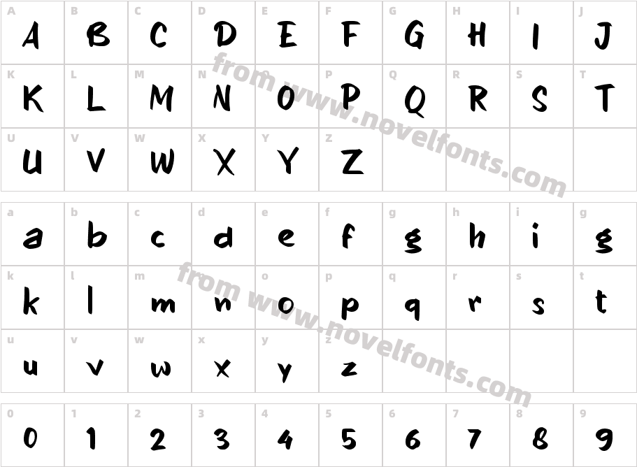 dDelengenCharacter Map