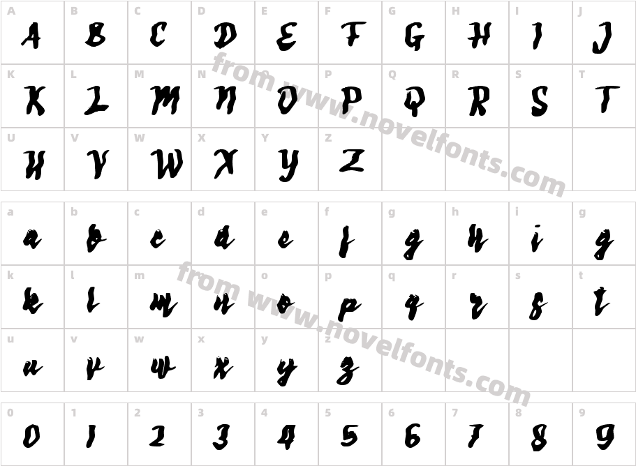 dDomplengCharacter Map