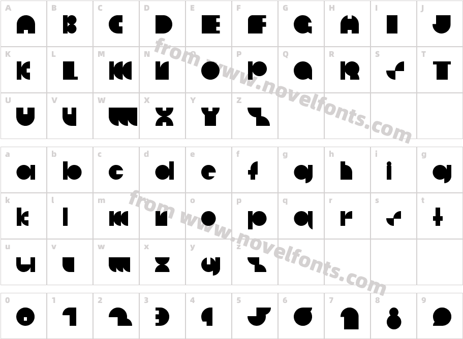 deccodiscoCharacter Map