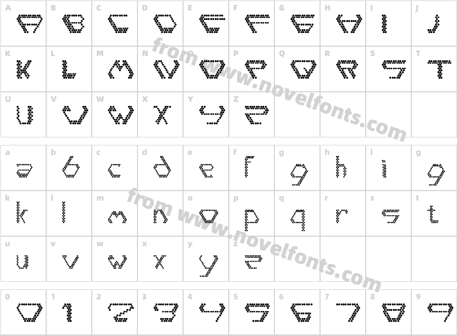 diamondpointCharacter Map