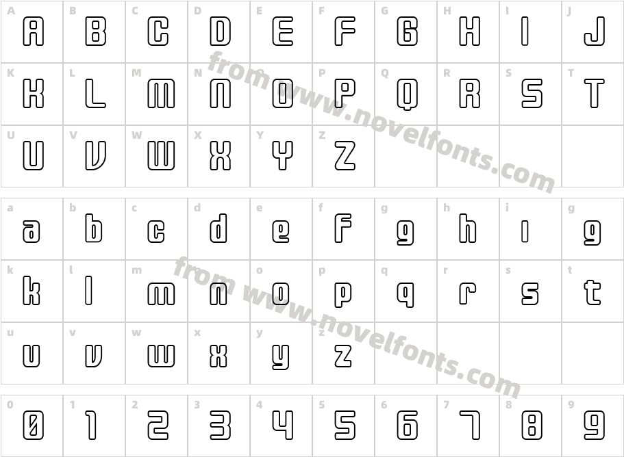 discCharacter Map