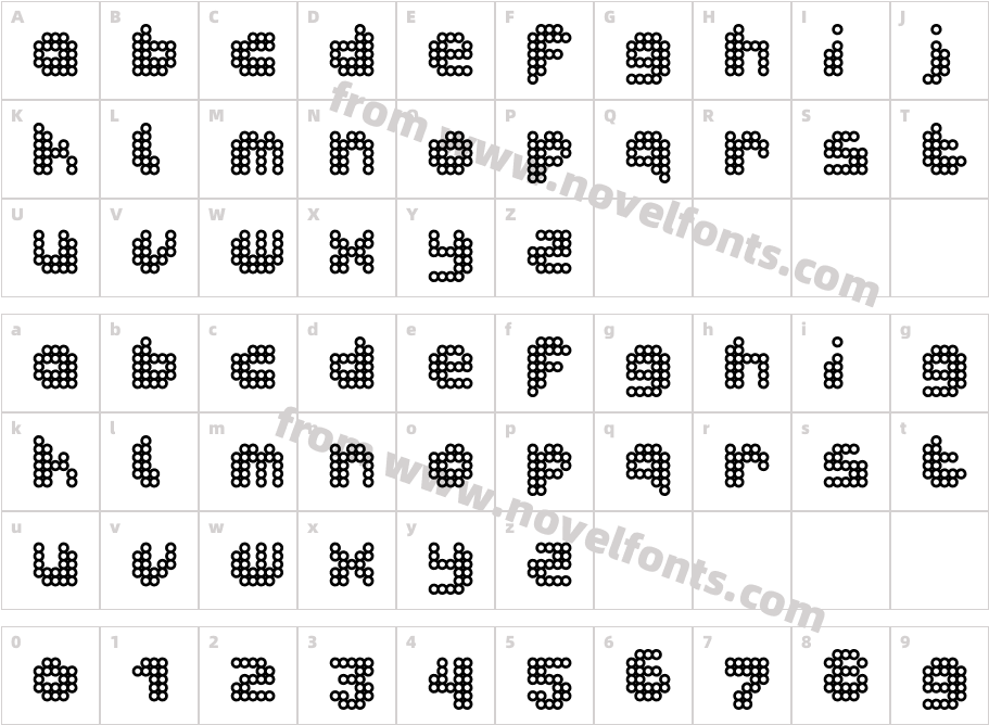 dottozuccheroCharacter Map