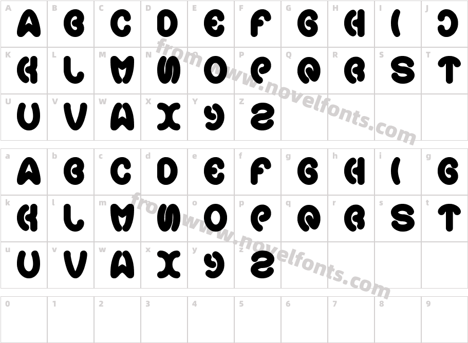 earthheartCharacter Map