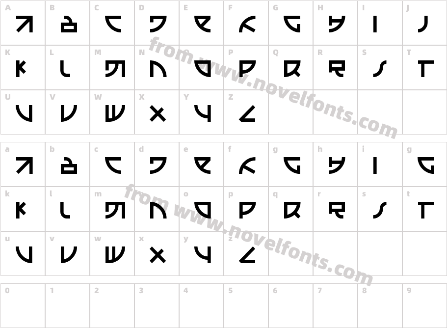 emisonCharacter Map