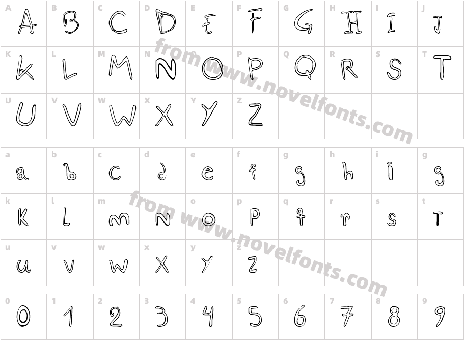 esquisoCharacter Map