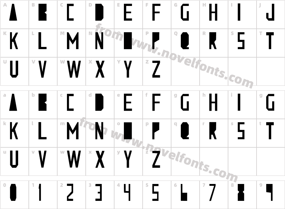 estarcidoCharacter Map