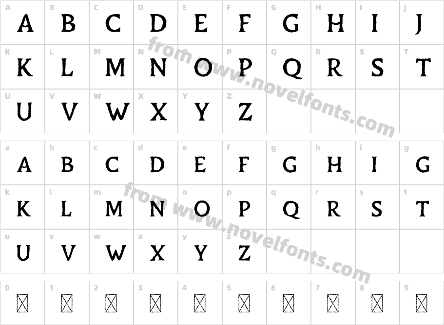 Duskey Free RoughCharacter Map