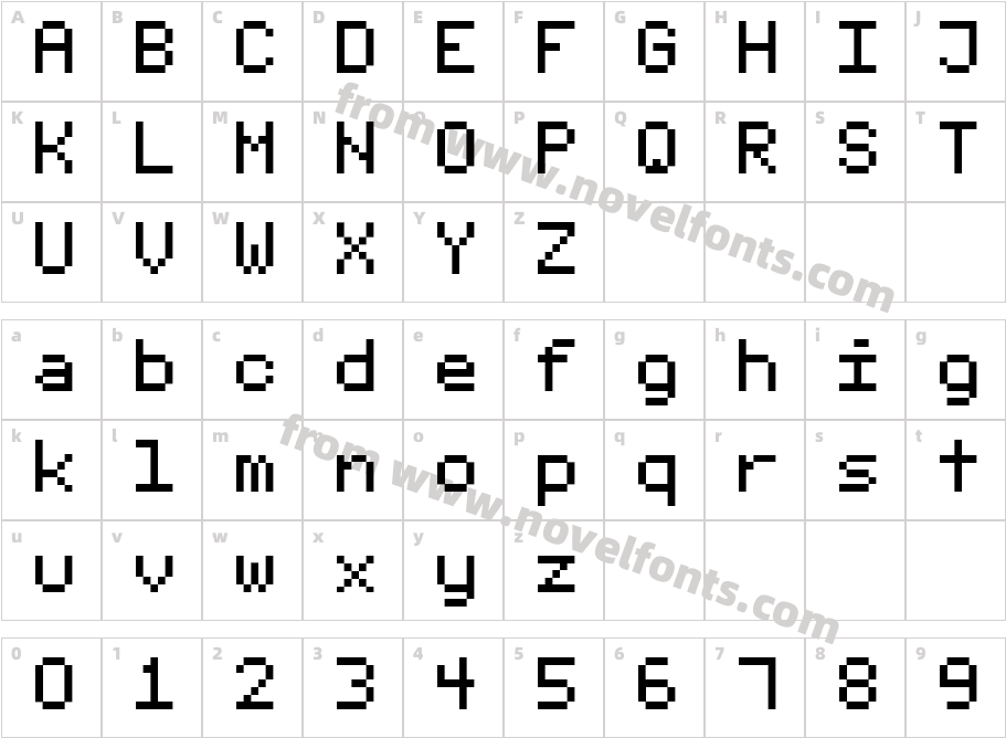 fixed_v01Character Map