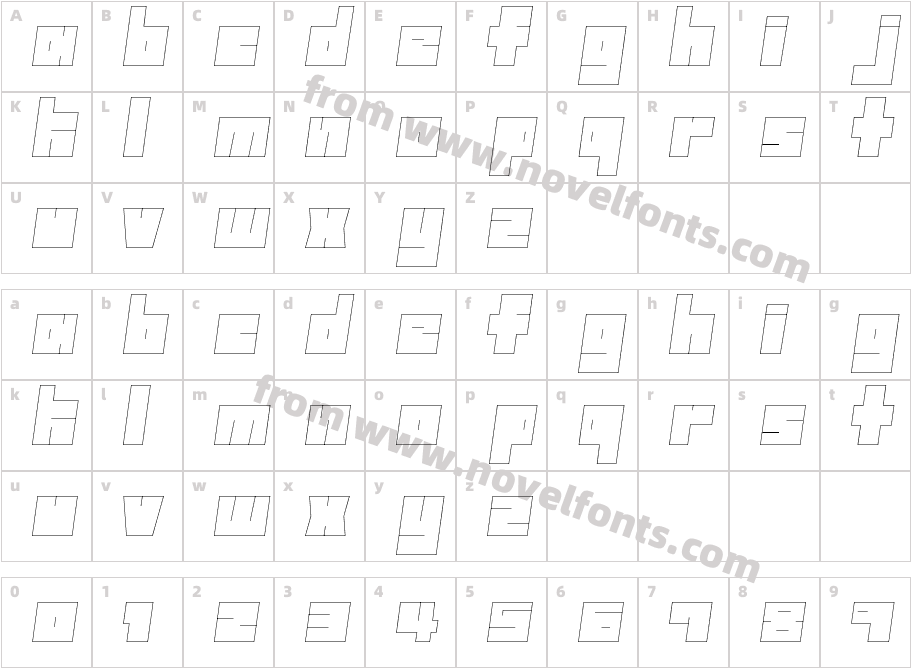 freezeCharacter Map