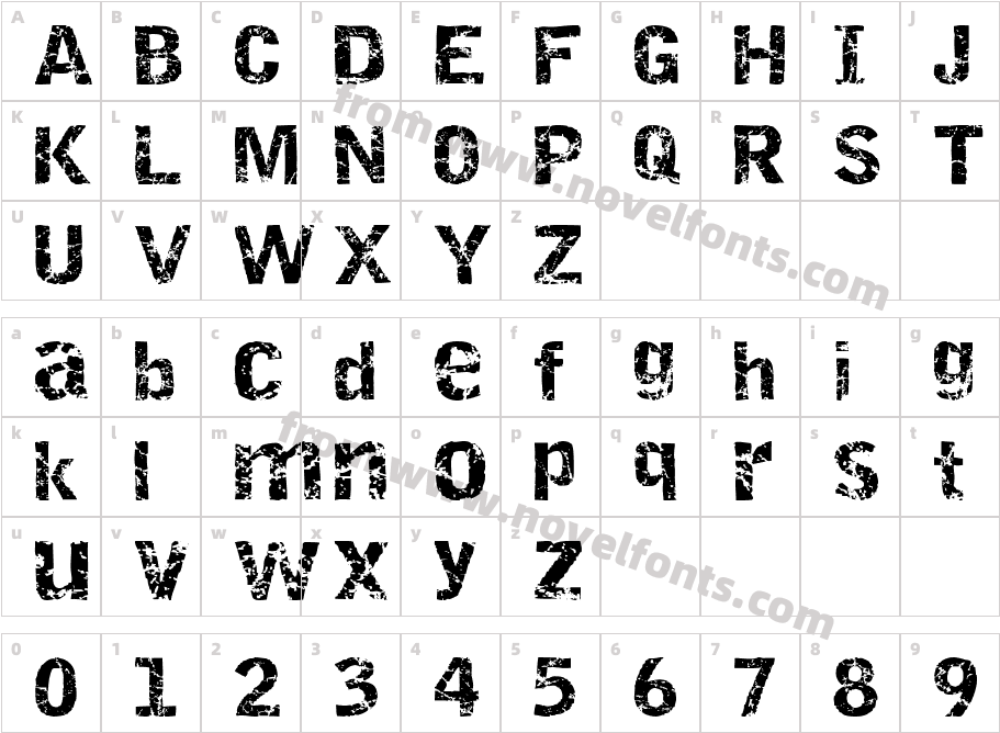 fz-wencang-032Character Map