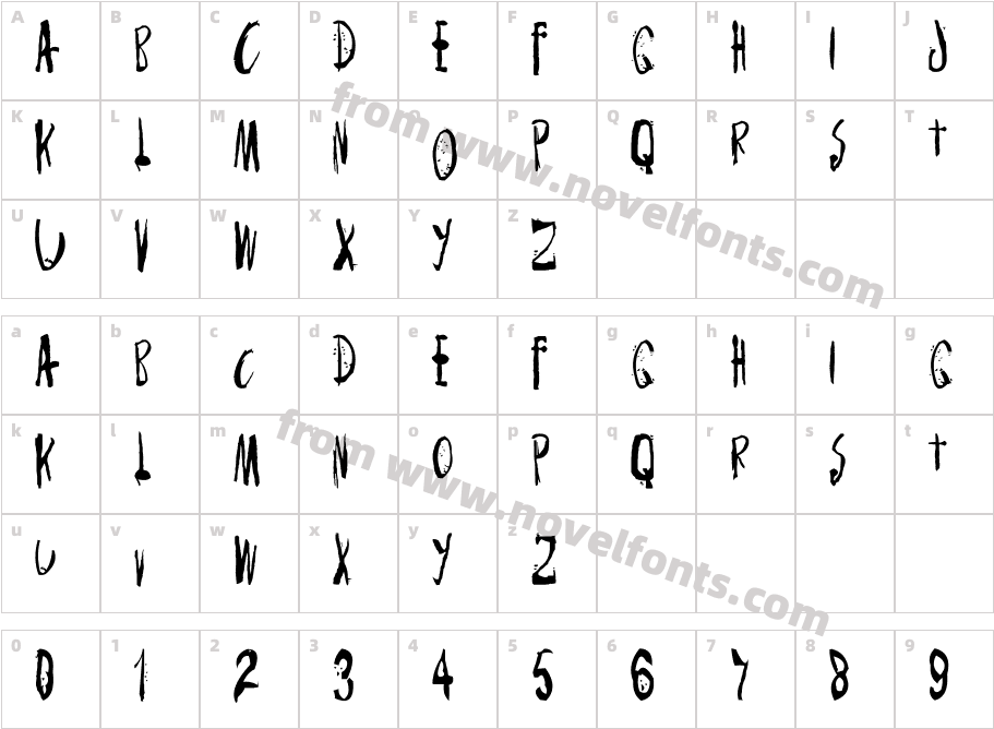 fz-wencang-060Character Map