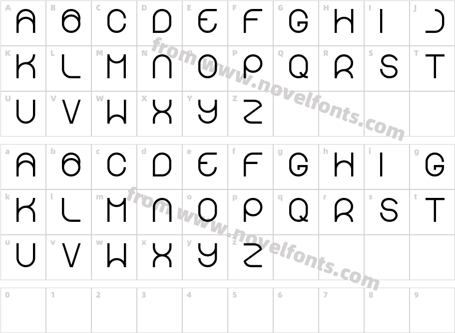 gembiraCharacter Map