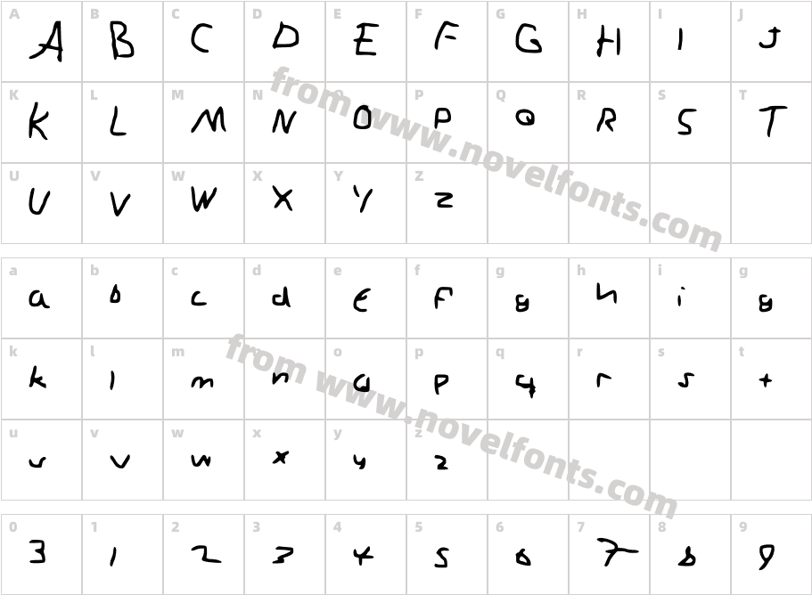 ghgyCharacter Map