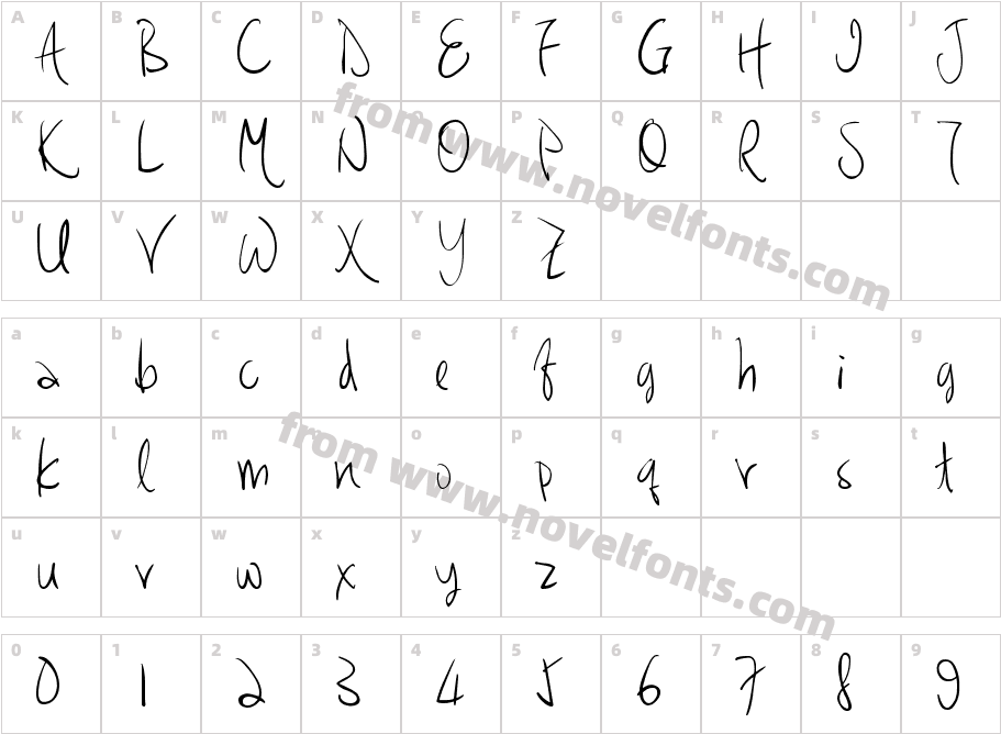 hakee2Character Map