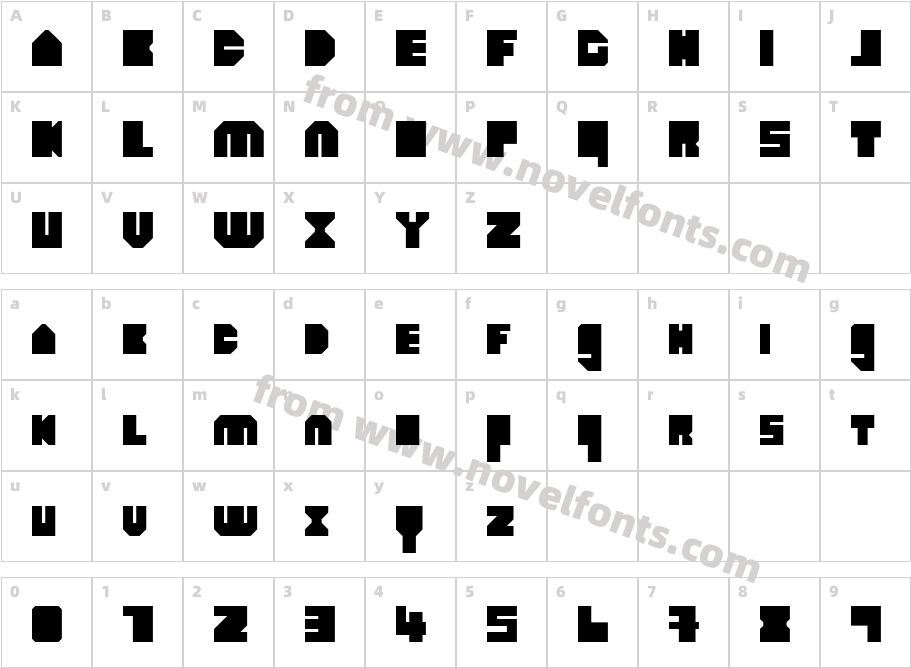 heavyLOUDedgeCharacter Map