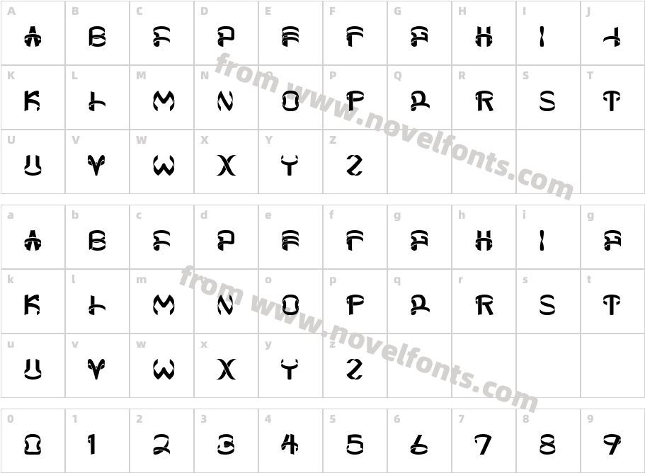 helixxCharacter Map