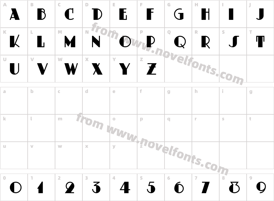 DustyRoseCharacter Map